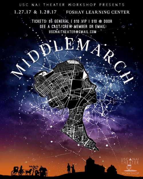 Poster for NAI's Middlemarch production