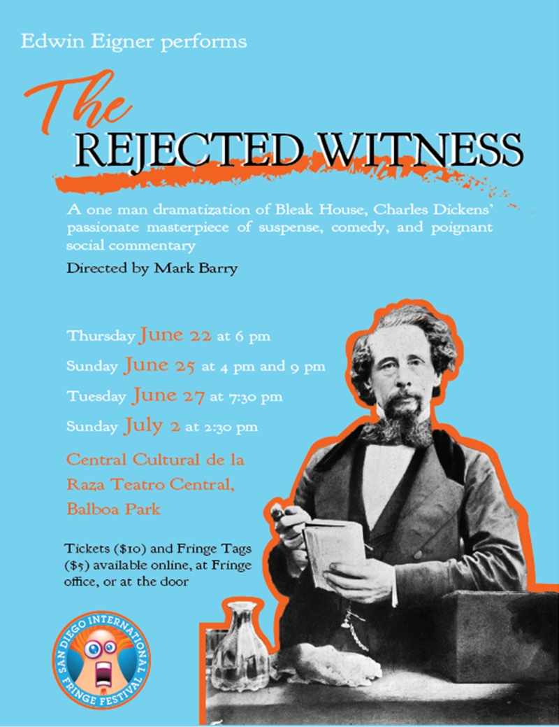 The Rejected Witness performance poster