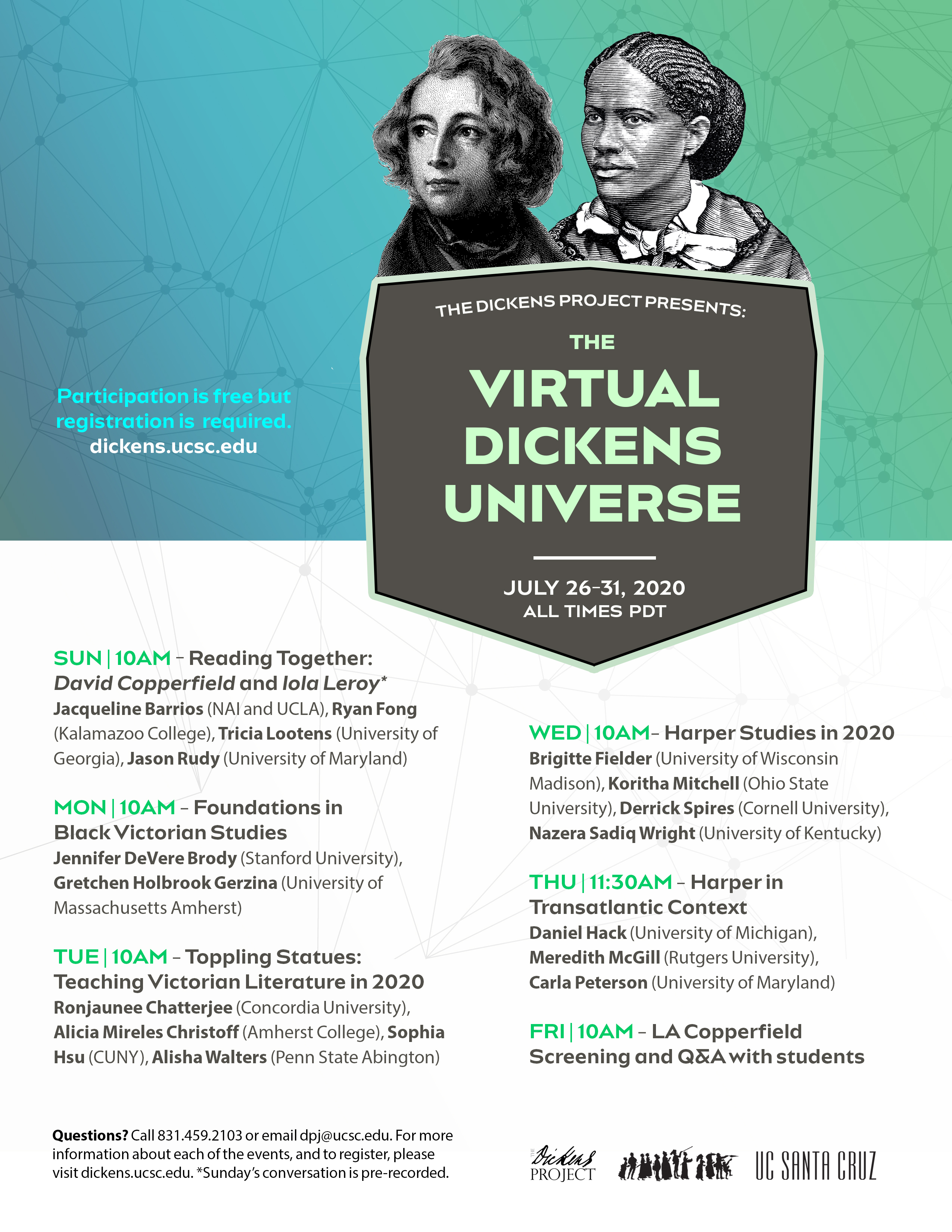 Virtual Dickens Universe poster