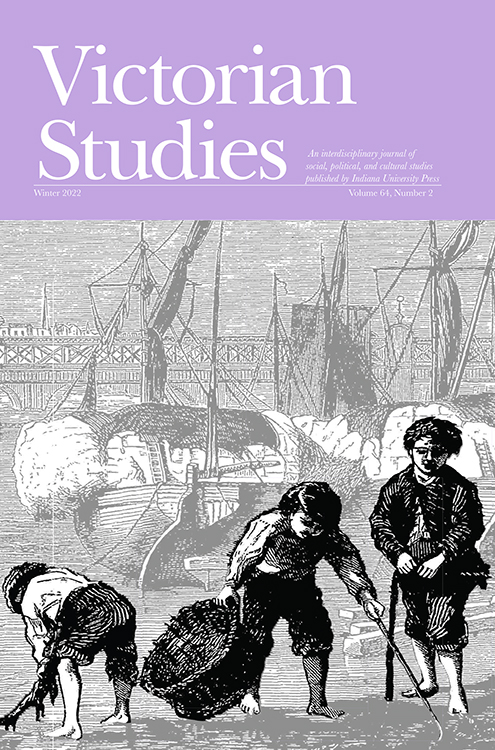 Victorian Studies, Winter 2022 journal cover