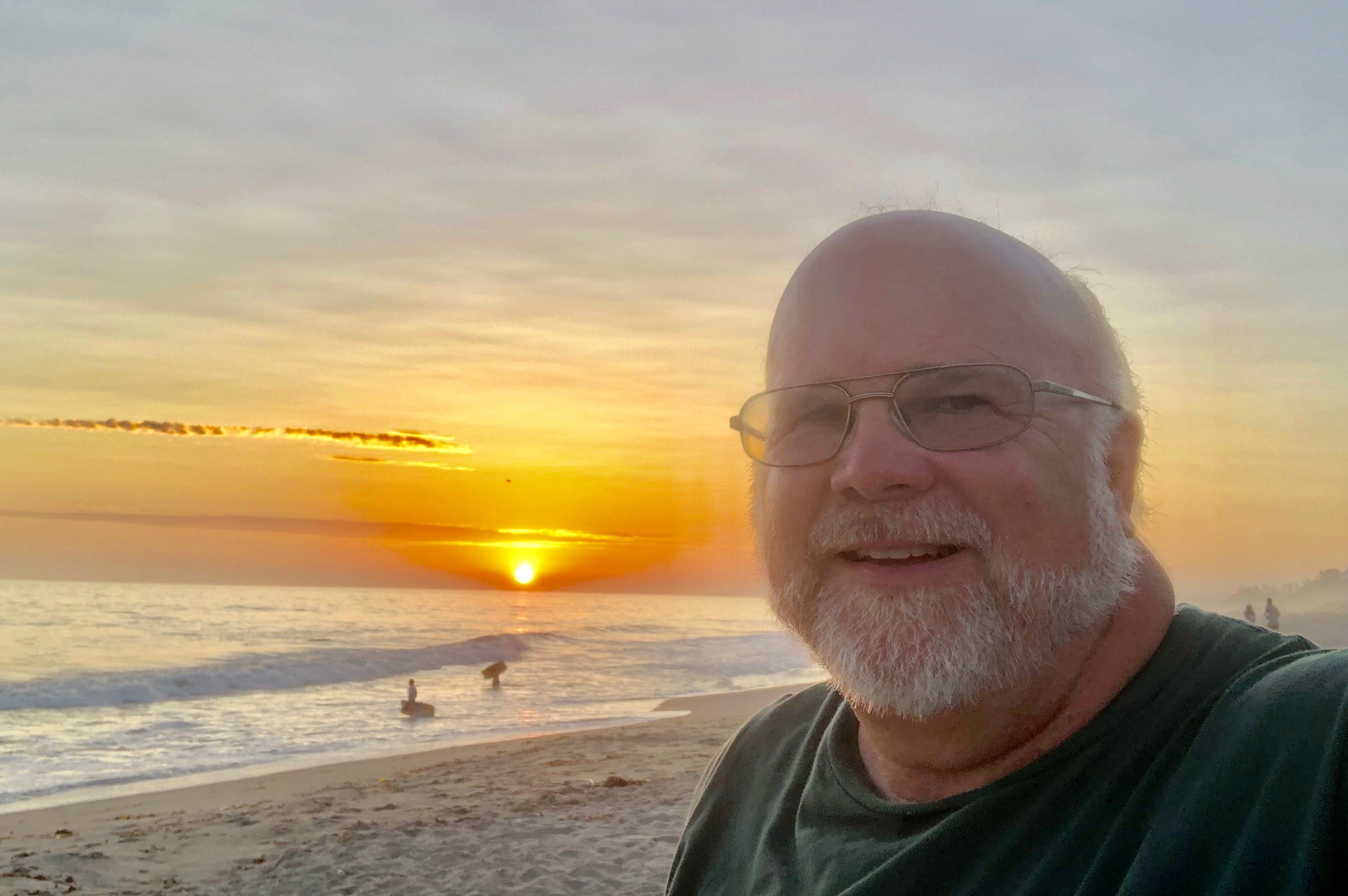 Tim Clark portrait at beach